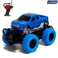 Radio controlled jeep Truck, scale 1:20, works on the battery, the color is blue
