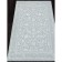 Rectangular carpet Valentis sirocco, size 80x150 cm, color Grey/White