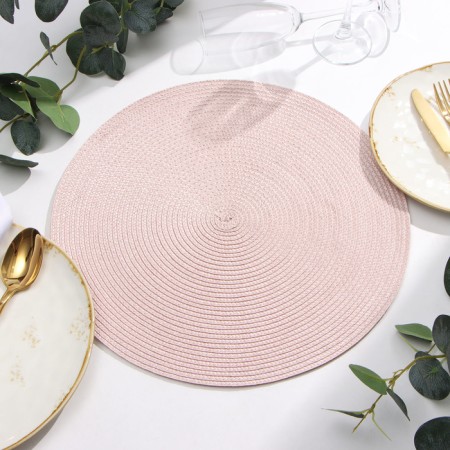 Serving shade "Classic", central pink, d 38cm-1
