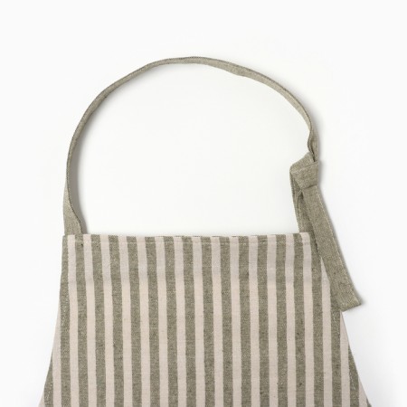 Apron Dilyana strip ts. Green 62*76 cm, 50% p/e 50% HL-1