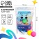 Rubber ball "Monster", Mix colors, in a package