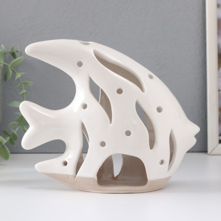 Ceramics Ceramics "Fish Scalaria" sand-white 18.3x7.3x16 cm-4