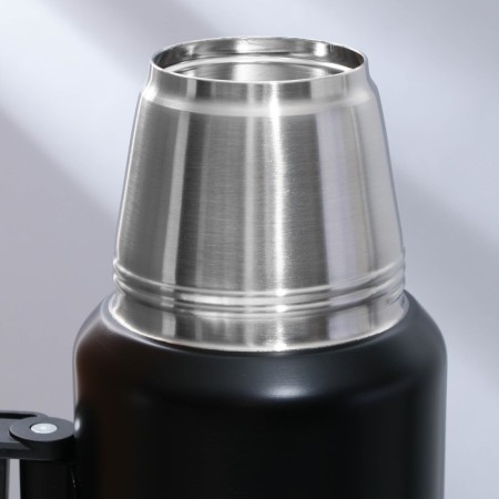 Thermos "Compass", 1.2 l, black, retains heat 16-18 hours-4