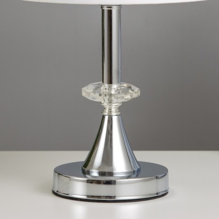 Table lamp "ALOR" 1x40W E27 chrome 21x21x36 cm Risalux-3