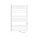 Electric towel Indigo Atlas, 800x500 mm, timer, hidden installation, white
