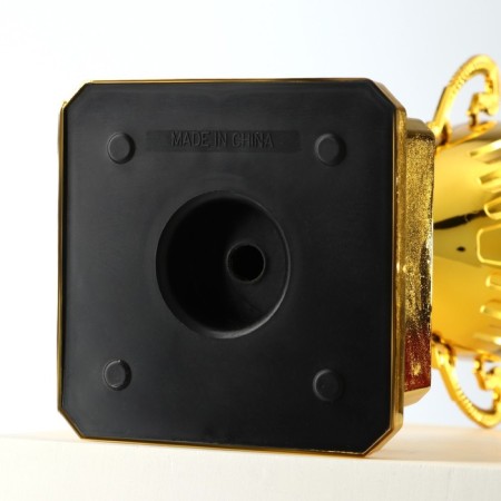 Cup 092, award figure, gold, plastic stand, 19.8 x 10.5 x 8 cm.-6