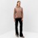 Feminine sweatshirt, beige color, size 44