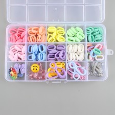 Set for creating jewelry, set of 12 colors, accessories, charm