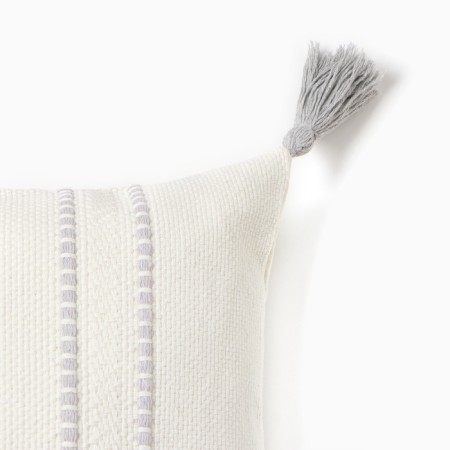 Pillowcase decorative Ethel Scandil 45x45 cm, gray color, cotton-1