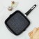 Granite Grill pan, 26 × 26, removable handle, glass cover, anti-stick coating, black color