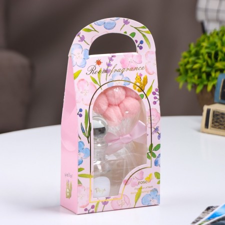 Aromatic diffuser with "Spring" decor, 30 ml, rose, "wealth of aroma"-2