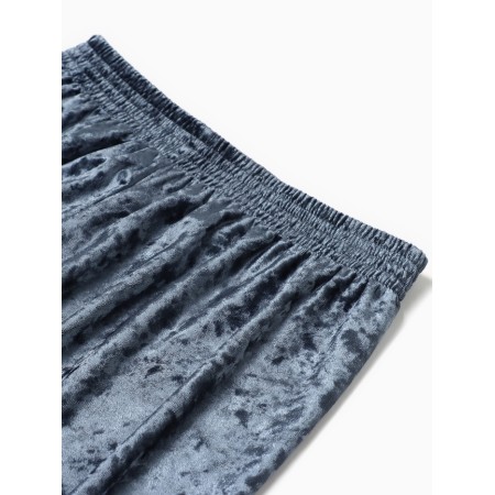 Home Home (longshit and trousers) KAFTAN "velvet", 52-54, gray/pigeon-11