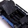 RACE RACE RACE, 1:16, pedal and steering wheel, works from batteries, blue color