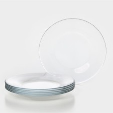 Set of glasses Glass Invitation, D = 19.5 cm, 6 pcs, Color transparent