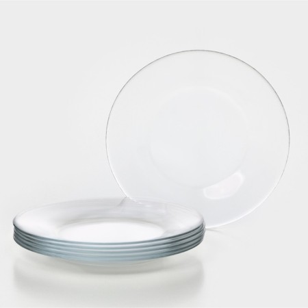 Set of glasses Glass Invitation, D = 19.5 cm, 6 pcs, Color transparent