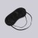 Sleep mask, satin, double elastic, 19 × 8.5 cm, black color