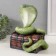 New Year's figure "Cobra on the chest" 20 x 17 x 12 cm, light green