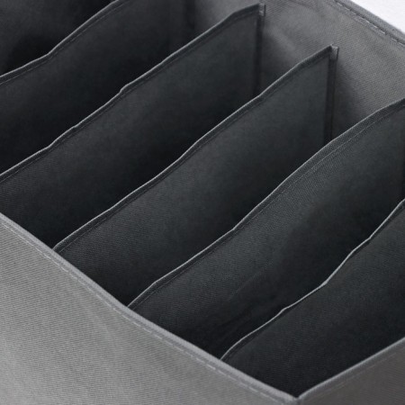 Organizer for storing linen "Smart", 6 cells, 44 × 29 × 22 cm, color gray color-3