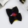 Hair clip "Schoolgirl" (set 2 pcs) texture, 6 cm, black