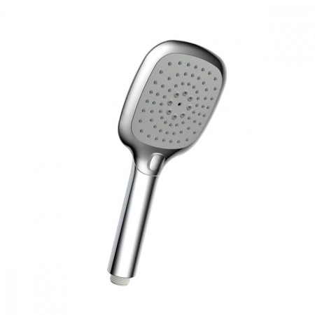 Shower watering can Lemark LM1014C, 3 modes, 111 mm, square, ceramics, chrome