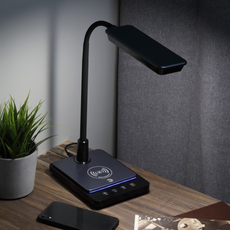 NLED-499-10W-BK desktop with the base black