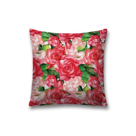 Decorative pillowcase "Flowers warm the soul", on a zipper, size 45x45 cm