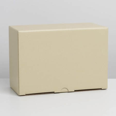 Gift folding box, packaging, "beige", 22 x 15 x 10 cm-4