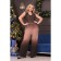 Female suit, size 62, beige color