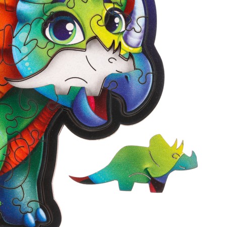 Puzzle "Triceratops"-4