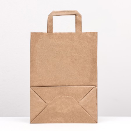 Craft packet without print 22 x 12 x 28 cm, flat handle-1
