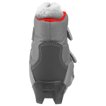 Skine Baby 103, SNS ski boots, artificial leather, gray color, Logo red, size 29-30-3