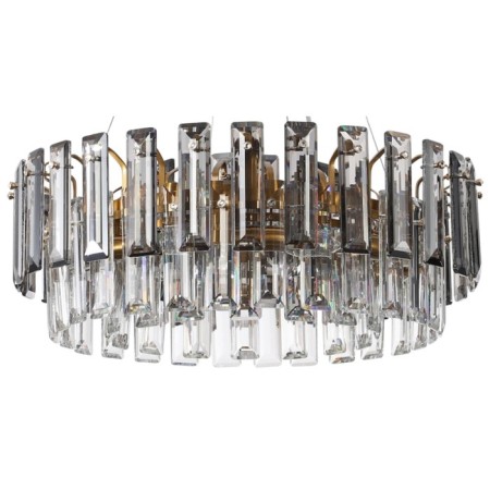 Suspended chandelier Stilform ton 8xe14 40w, size 60x60x60-120 cm, bronze color-1