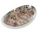 Decorative plate "Joyce" ceramics 30x20x7.5 cm