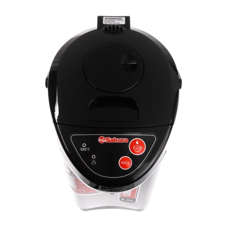 Thermopotus Sakura SA-336B, 5 l, 750 W, 3 methods of water supply, black and gray-2