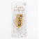 Candle for the cake digit "Golden", 5.5 cm, number "6"