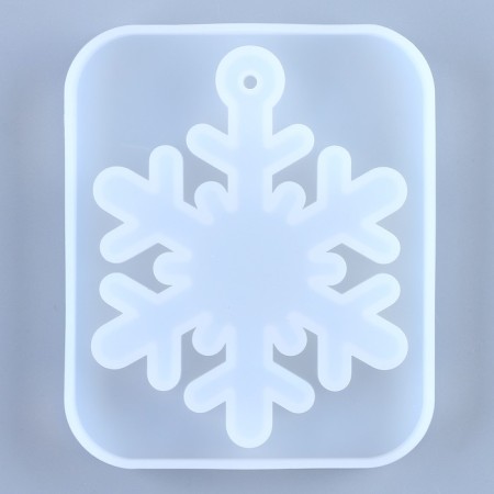 Silicone form universal, Snowflake suspension-3