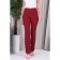 Female trousers, size 42, burgundy color