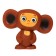 Bathroom toy "Cheburashka" in a grid