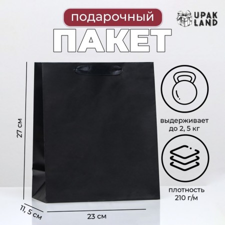Laminated packet "Black", 23 x 27 x 11.5 cm