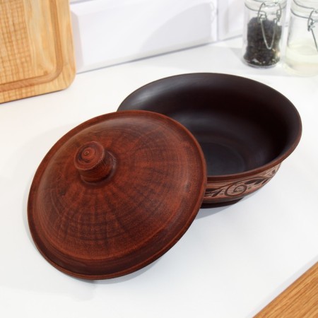 Baking dish, 0.55 l, 11x16x16 cm, Angob-6