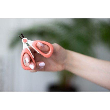 Children's manicure scissors, pink/white color-5