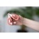 Children's manicure scissors, pink/white color