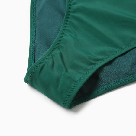 Swimsuit Assigned female plain minaku color green, size 48-6