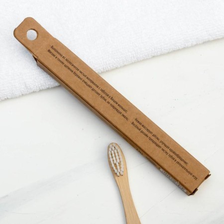 Toothbrush Children's Little MR, Bamboo 14 × 2 × 2 cm-3