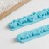 A set of seals for marzipan and dough "Flower belt", 2 pcs, 17 × 2 × 0.8 cm