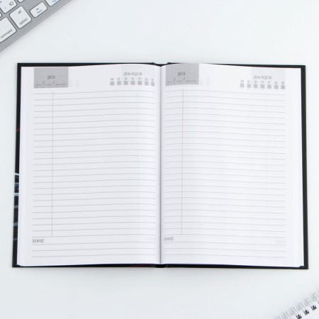 Diary in a solid cover A5, 80 sheets "Machine"-2