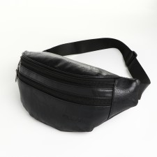 Board belt on lightning, 2 external pockets, black color