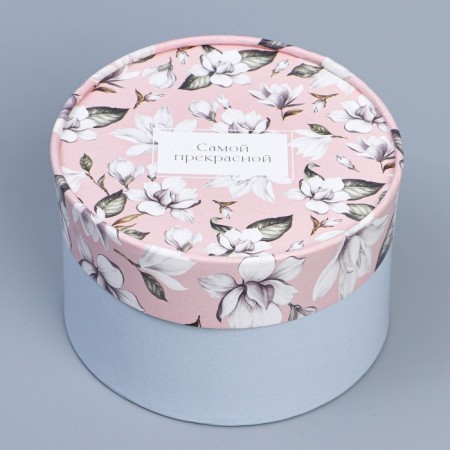 A set of hats 2 in 1, gift packaging, “Flowers”, 16 x 11.5, 13 x 9 cm-4