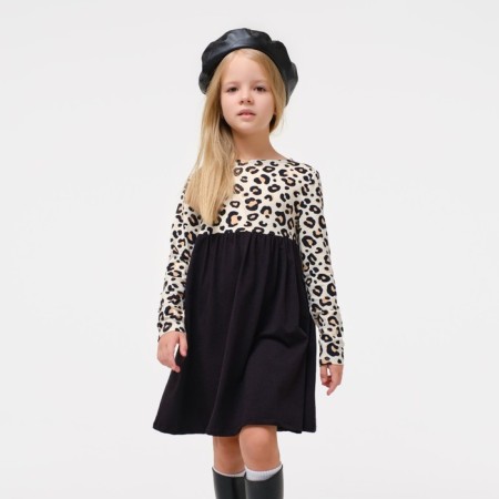 Children's dress with long sleeve KAFTAN "Trendy", size 32 (110-116)