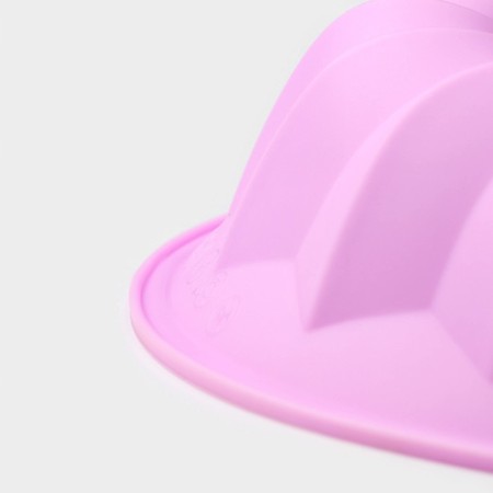 The form for baking the share "German cupcake. Custard ", silicone, 21.5 × 5 cm, pink color-3